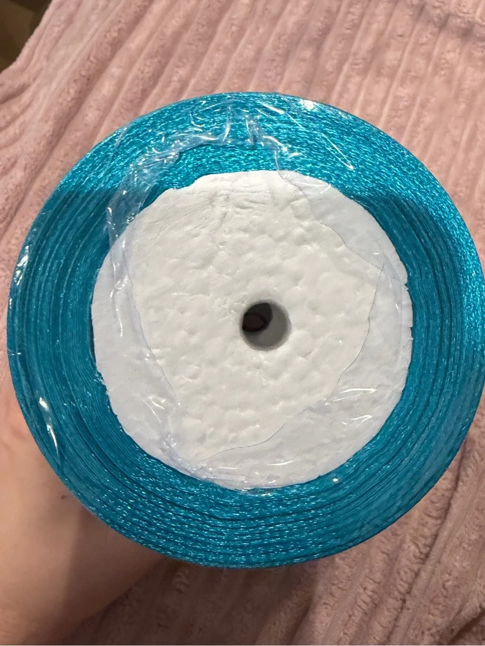 & Other Stories Teal Satin Ribbon set of 5 total 25 yards